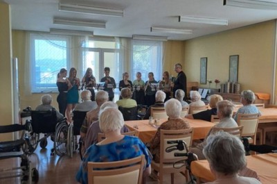 Hudební vystoupení Gymnázia Jateční