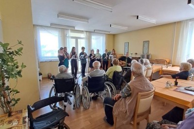 Hudební vystoupení Gymnázia Jateční